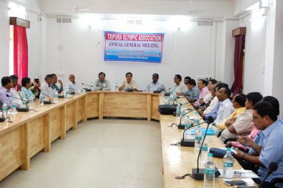 Tripura Olympic Association AGM held Tripura Olympic Association AGM held